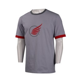 T893 custom-made contrast cuff T-shirt Shangpeng high-tech technology electronics industry T-shirt store T893 custom-made contrast cuff T-shirt Shangpeng high-tech technology electronics industry T-shirt store